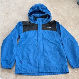 The North Face Kids Raincoat in Blue and Black- Medium